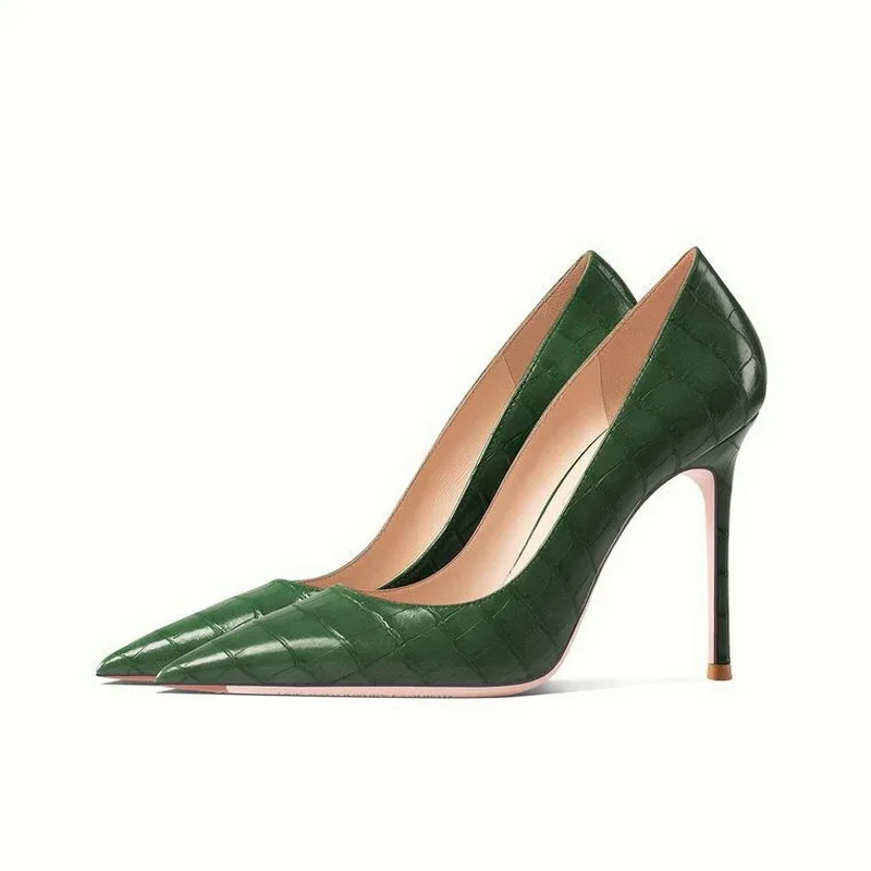 Women's High Heels Sexy Thin Heel Pointed Toe Ladies Pumps Comfortable Wedding Shoes Plus Size Fashion Office Shoes 6 8 10 12cm