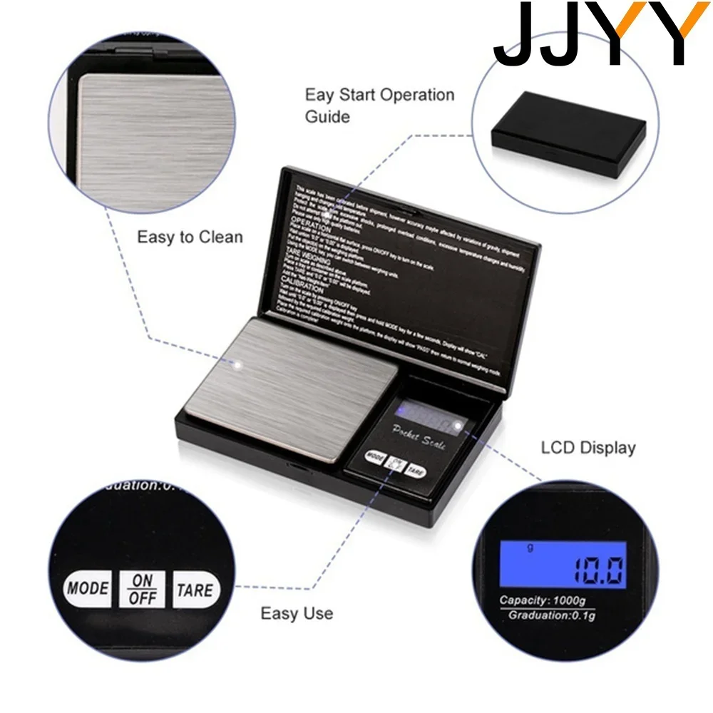 JJYY Цифровые Кухонные Весы Высокой Точности 500 Г X 0