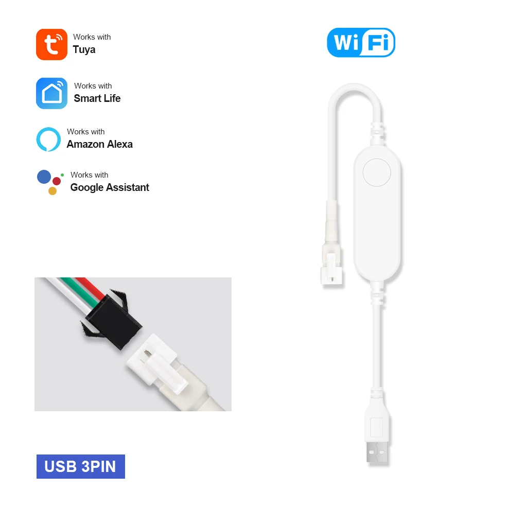 

Coolo RGB контроллер Tuya WiFi Zigbee 3.0