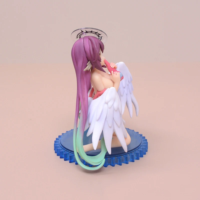 10cm No Game Life Anime Figure Jibril Fairy Shampoo Ver Action Shiro Bunny Sexy Collection Model Doll Toys Gift |