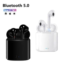 TWS I7s Bluetooth Earphone Wireless Earbuds for All Smart Phone Sport Headphones Stereo Headphones Charging Compartment Headset