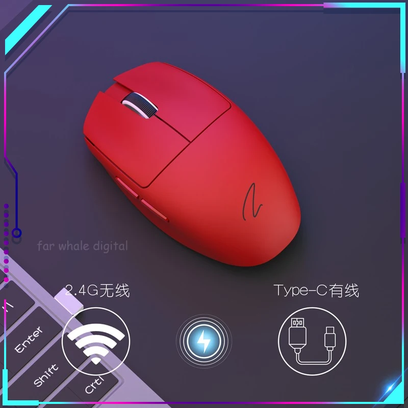 

Zaopin Z1 Pro Wireless Mouse Dual Mode 26000DPI 500mA Micro RGB Rechargeable Mouse Colorful Mice For Pc Gamer Windows Mac Gifts