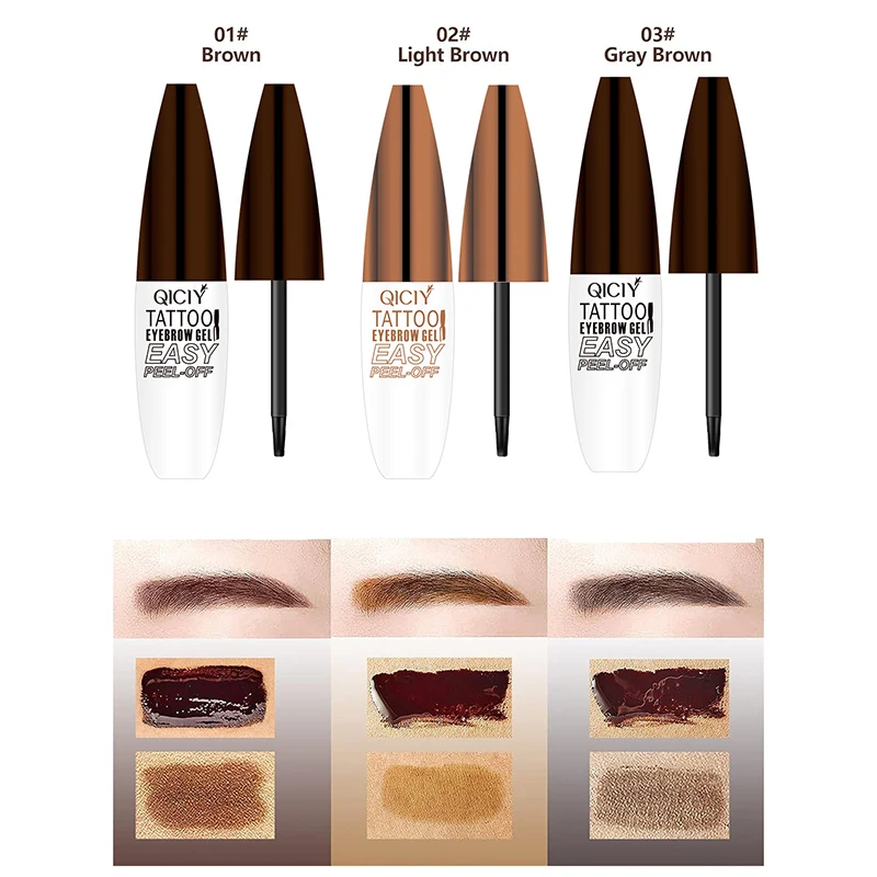 Новый отрывной гель для бровей полуперманентный водостойкий долговечный