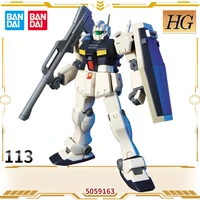 original bandai gundam action figure rgm 79c gm type c anime figure hg 1144 assembly mobile suit boys toys for children adult