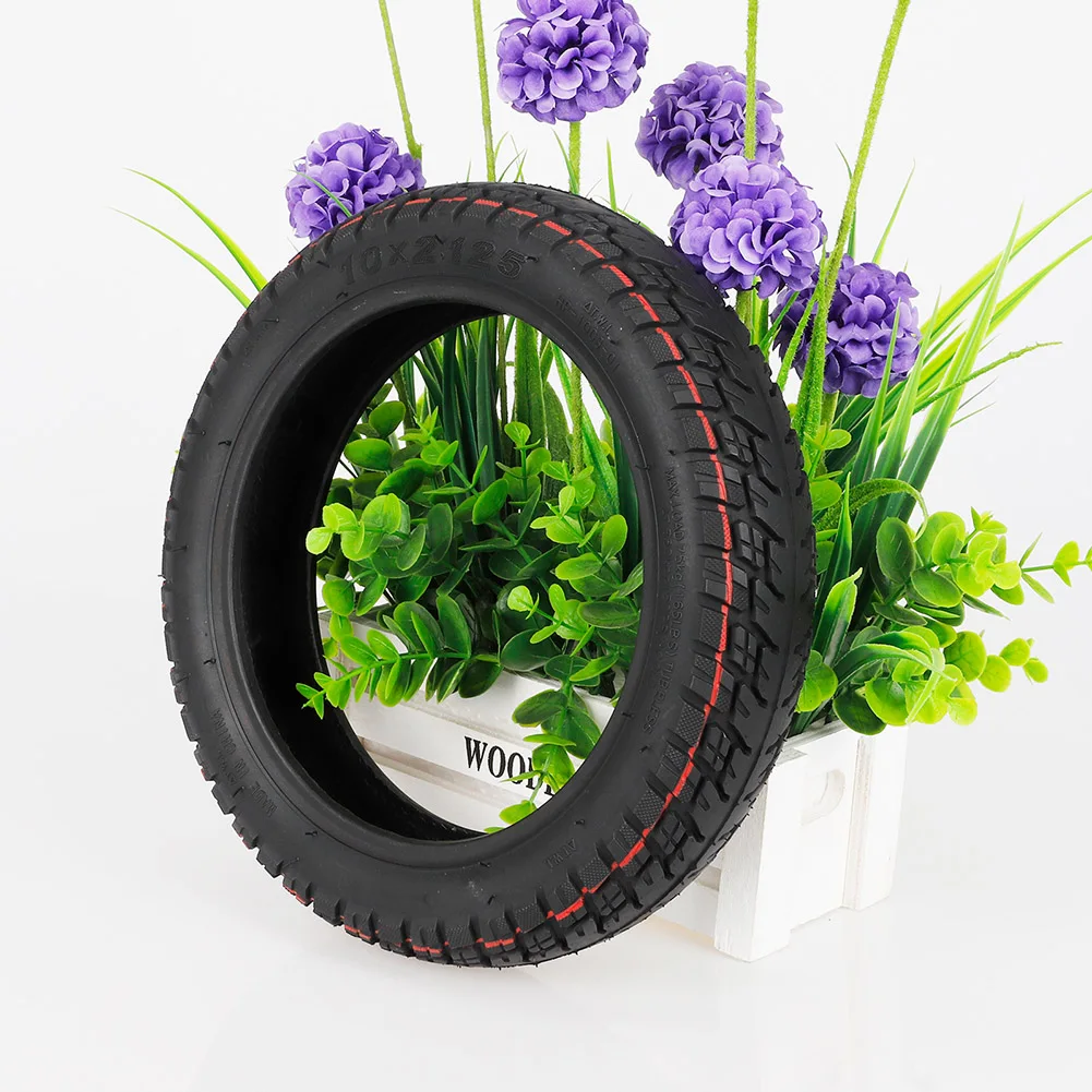 

Garden Indoor Tubeless Tyre Electric Scooter 10*2.125 628g Accessories Black Parts Replacement Rubber For Segway