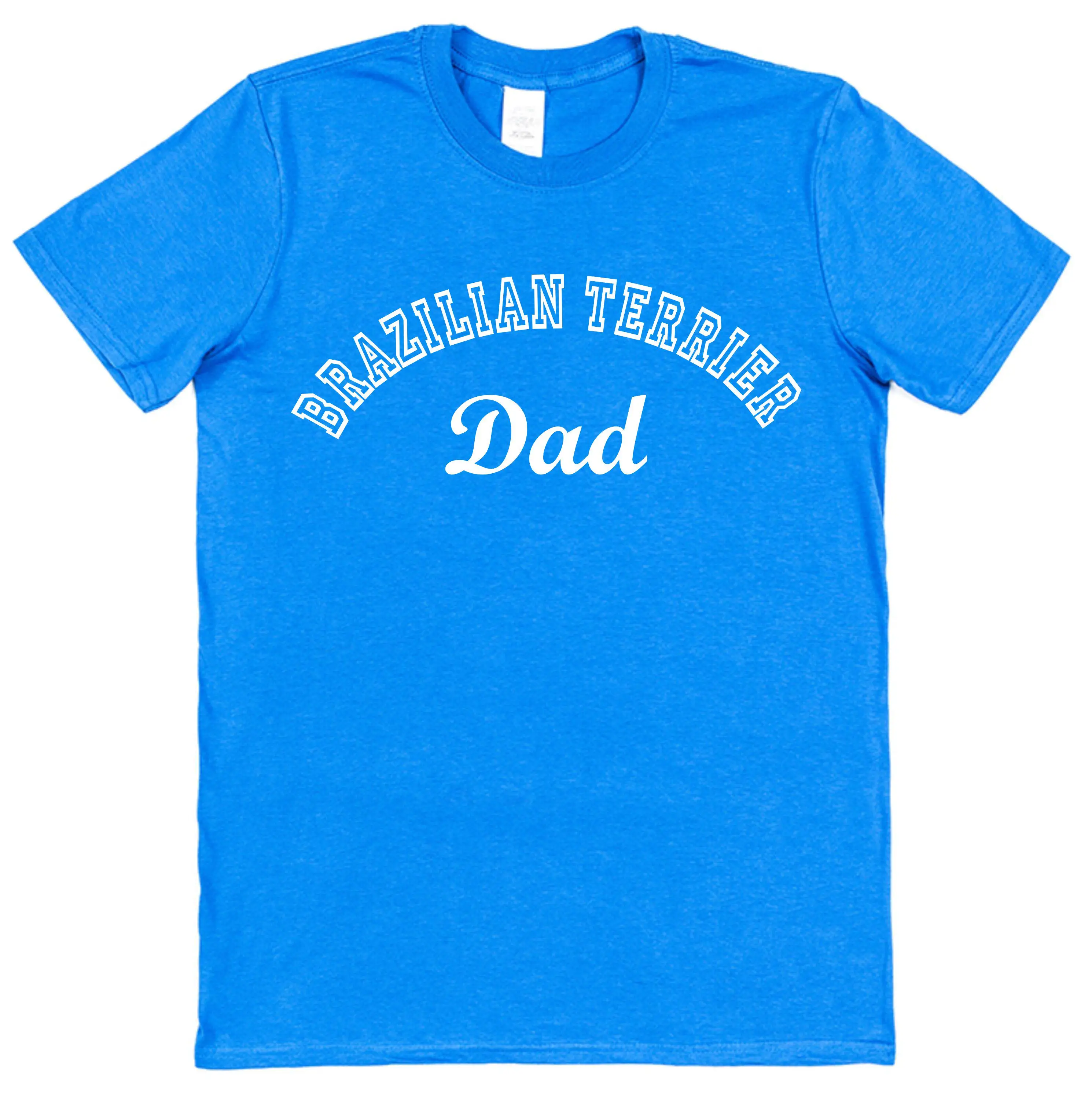 Футболка бразильского терьера для папы и мамы новая хлопковая футболка