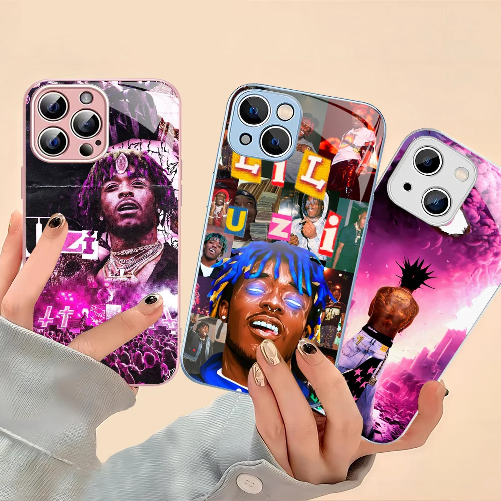 Чехол для телефона Lil Uzi V-Vert iPhone 14 13 12 Mini 11 Pro XS Max X XR Plus чехол из закаленного стекла