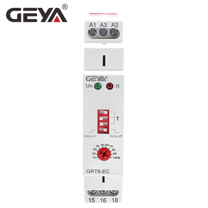 Реле времени GEYA GRT8-EC 10A Двухфункциональное реле для включения и выключения 220 В