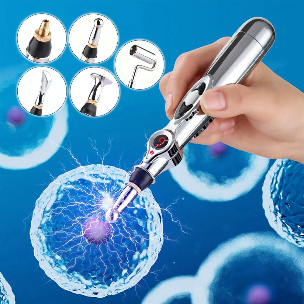 

Electronic Acupuncture Pen Electric Meridians Laser Therapy Heal Massage Pen Meridian Energy Pen Relief Pain Tools Health Care