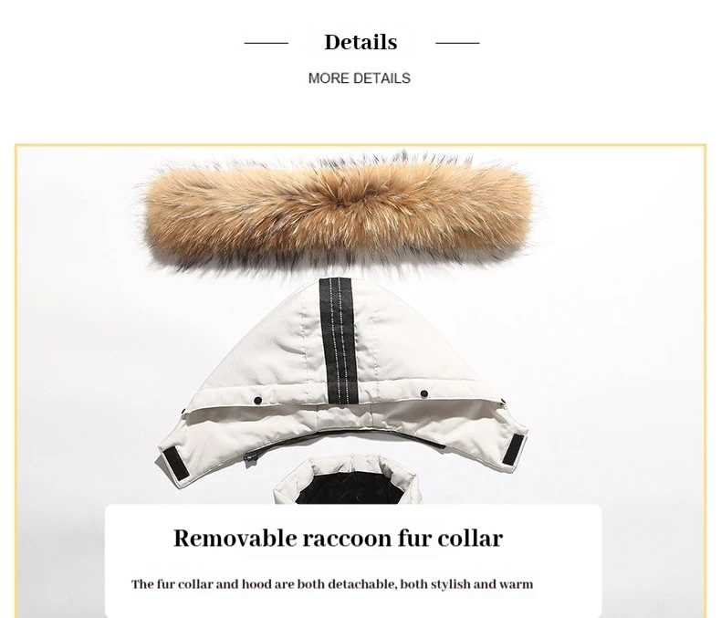 Fashionable Men's New Solid Color Duck Down Coat Winter Warm and Thick Anti Cold Jacket Casual Versatile