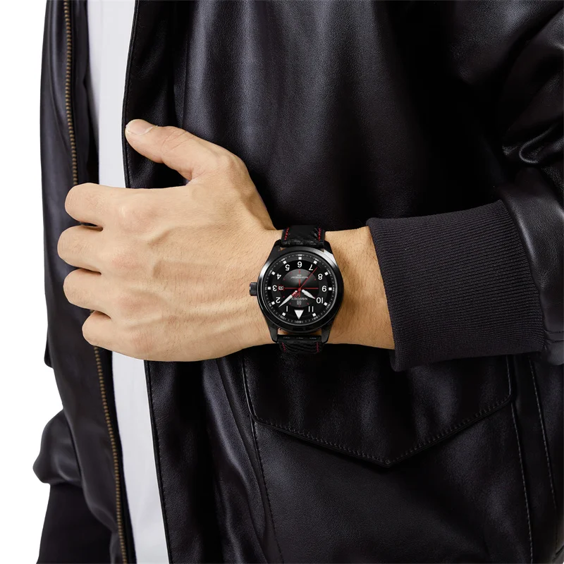 top brand luxury naviforce quartz luminous leather wristwatch man casual sport watch for men fashion hot sale watch men relogio free global shipping