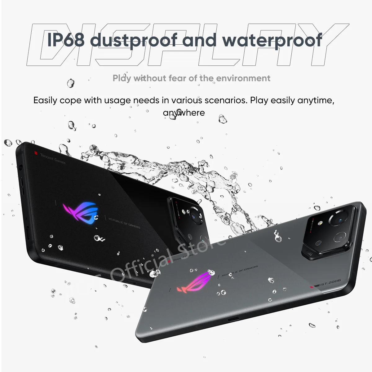 Новый игровой телефон ASUS ROG Phone 8 камера 50 МП AMOLED дисплей 165 Гц 65 Вт быстрая зарядка
