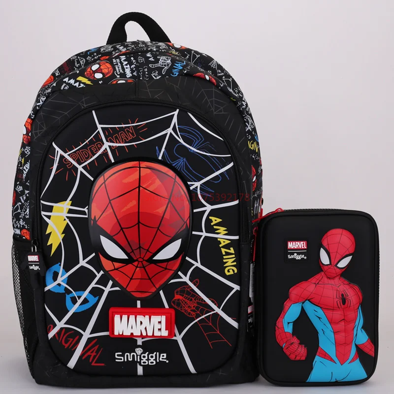 Школьный ранец Marvel для мальчиков с супергероями детские сумки Железного