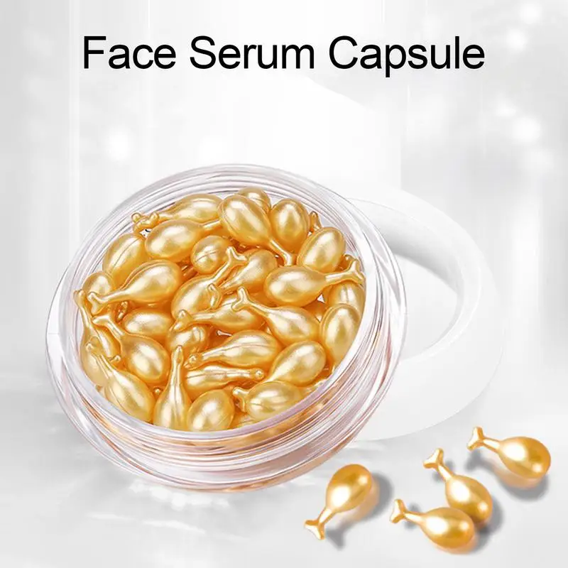 

30PCS Fullerene Placenta Capsule Face Cream Day Night Facial Serum Moisturizing Anti-wrinkle Anti-aging Whitening Firming Skin