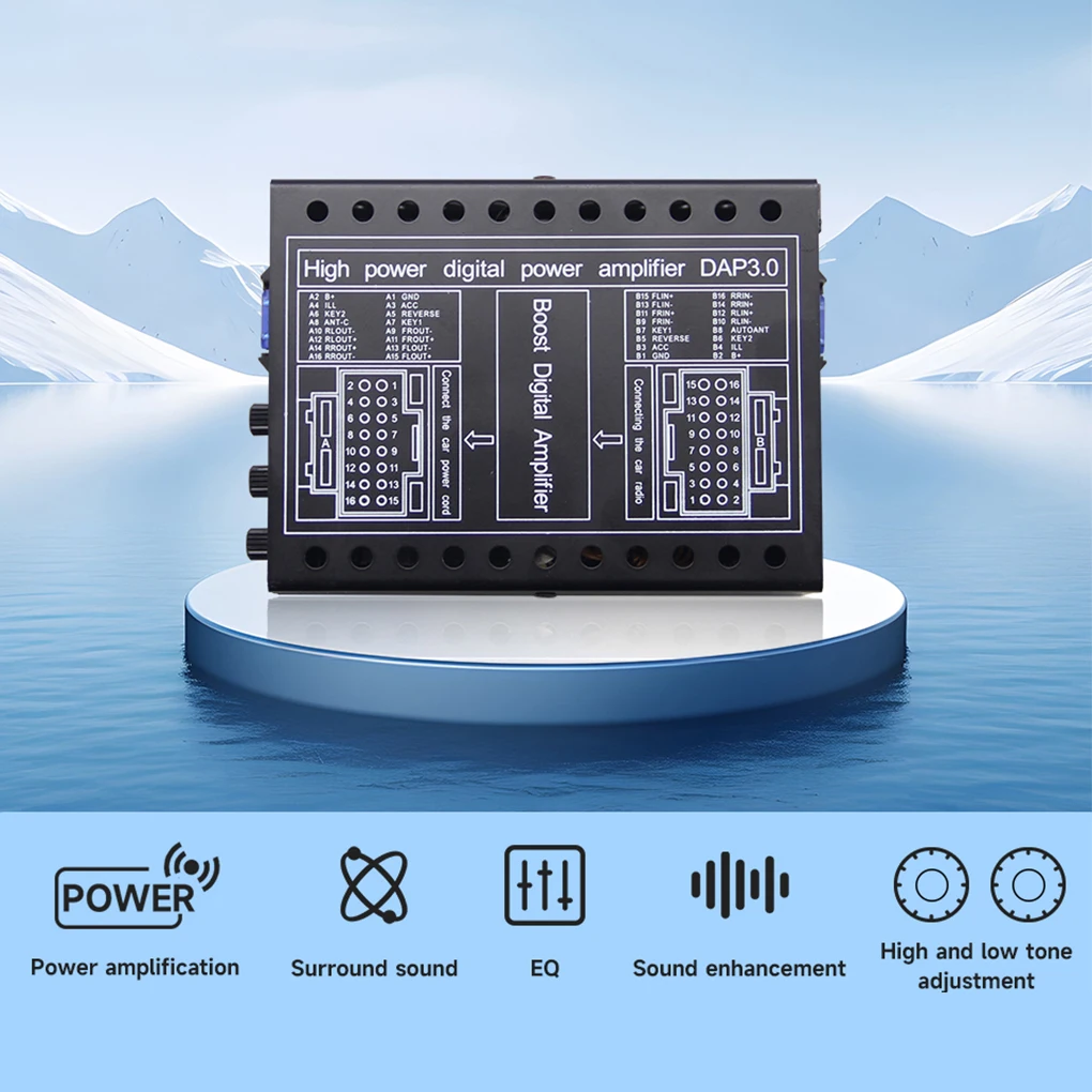 Цифровой усилитель мощности DAP3.0 для машины с большим экраном Android