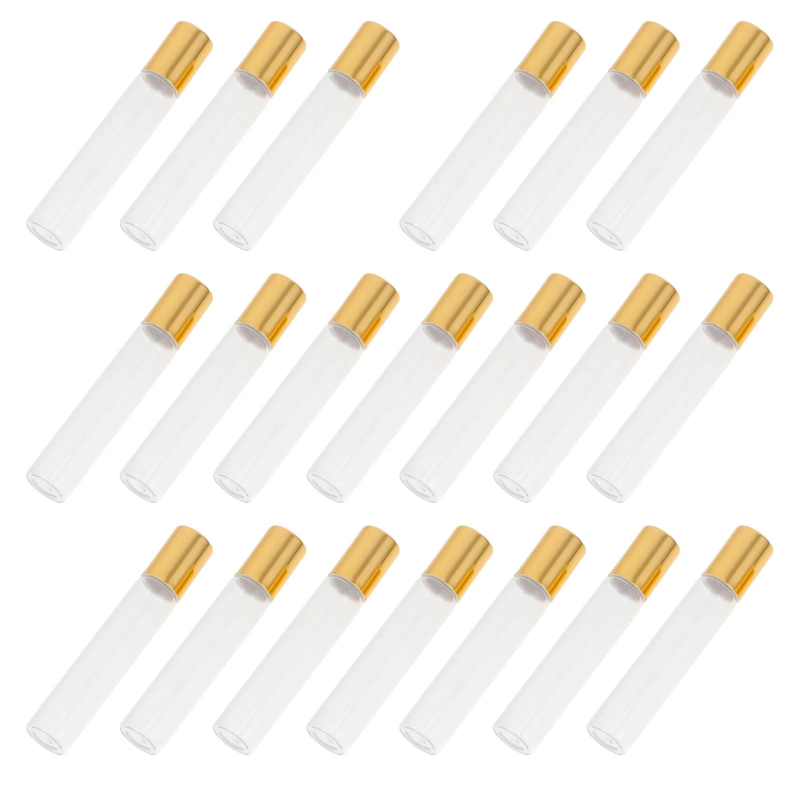 

20Pcs Roll-on Perfume Bottles Convenient Perfume Essential Oil Glass Bottles