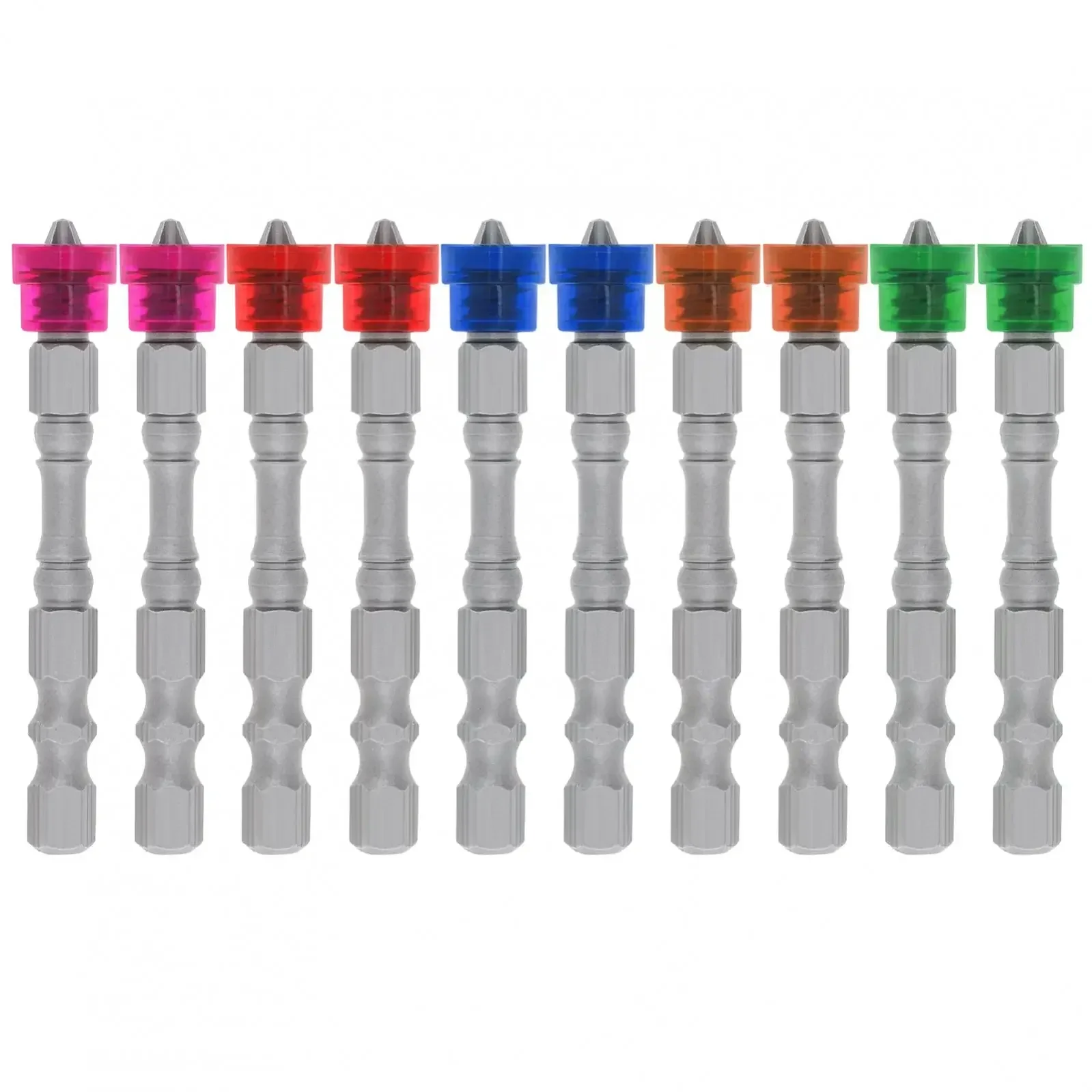 

Магнитная отвертка 1/4 дюйма, отвертка с перекрестной головкой, 10 шт., биты для отверток, магнитный Набор для гипсокартона, электрическая Шестигранная отвертка