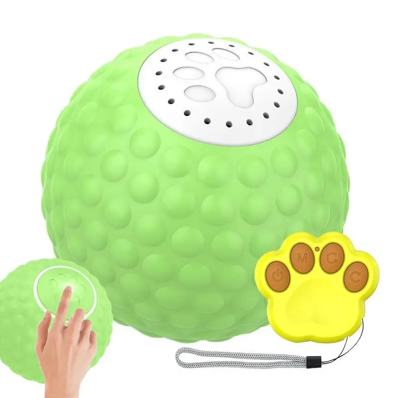 

Interactive Cat Ball Interactive Rechargeable Sounding Toy Ball For Pet Exercise Quiet Remote-Controlled Kitten Sounding Balls