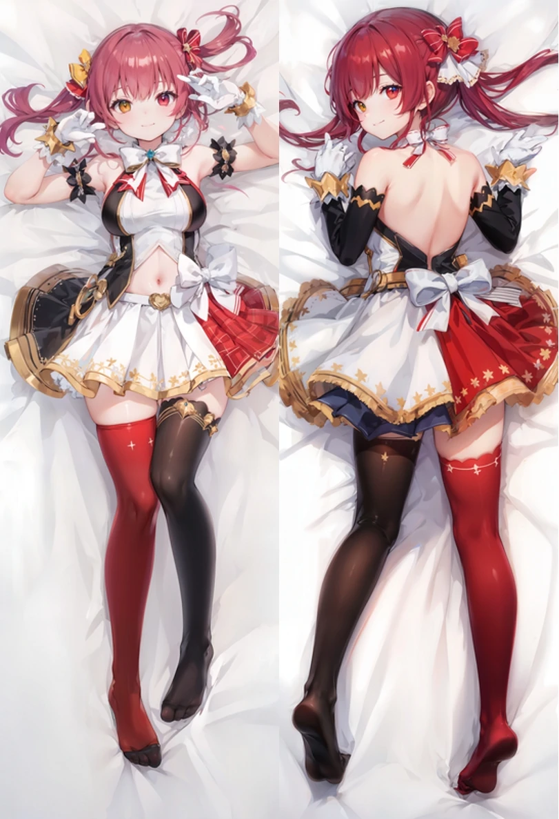 Аниме мультфильмы Star Hololive AVTuber Houshou Marine косплей наволочка дакимакура аниме