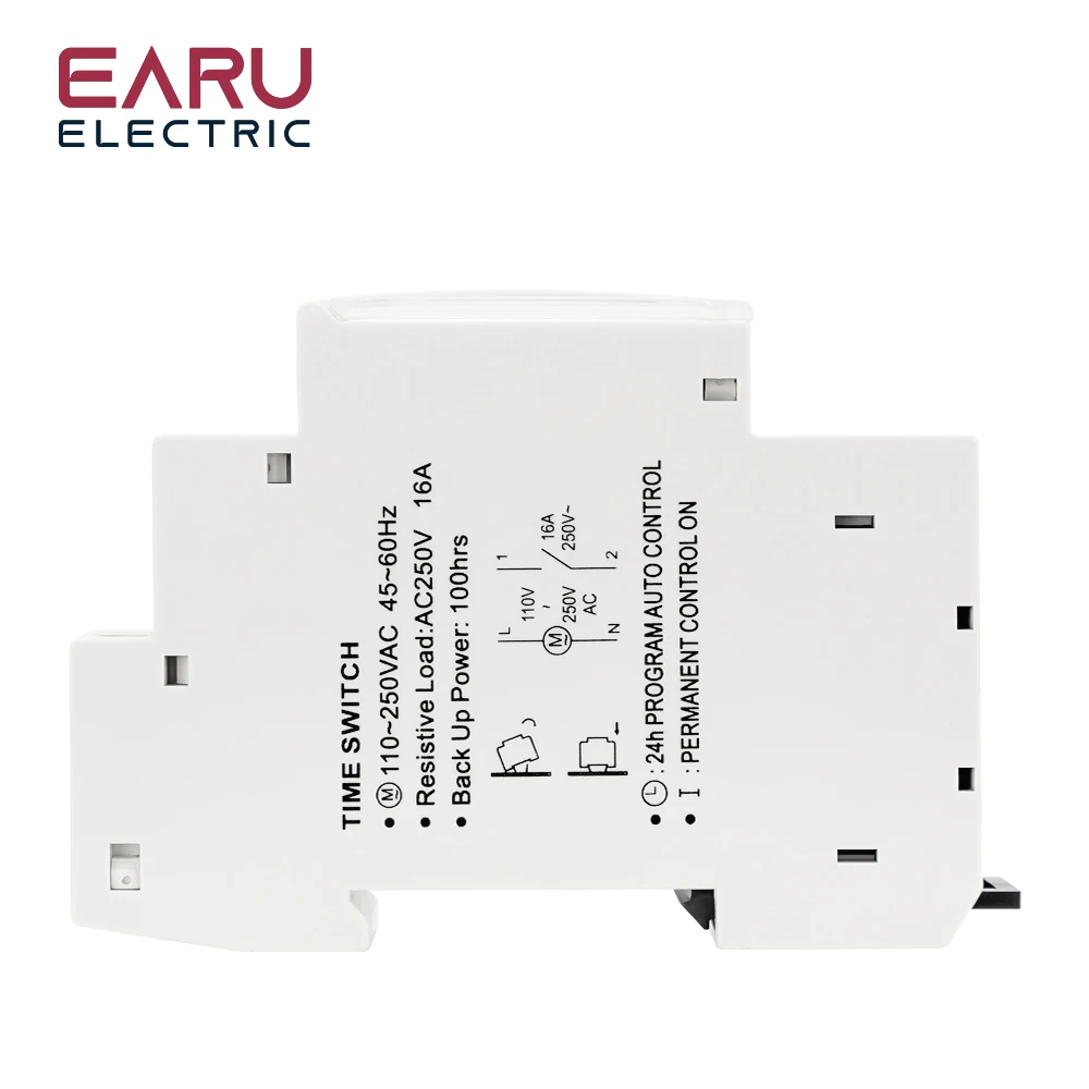 SUL180a 15-минутный механический таймер 24-часовой программируемый на DIN-рейку реле