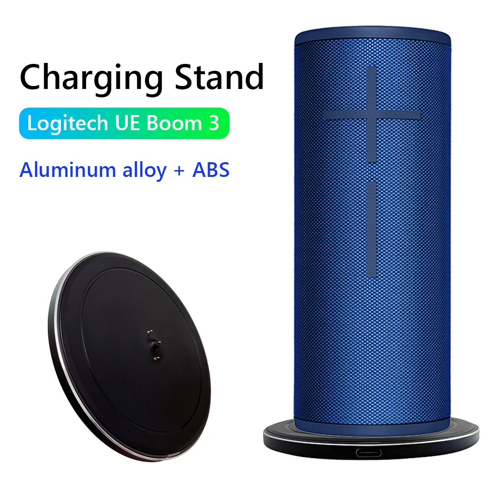 For Logitech Ultimate Ears Boom 3/UE Megaboom 3 Speaker Charging Dock Station Cradle Charger Stand Pad with Type-C Cable