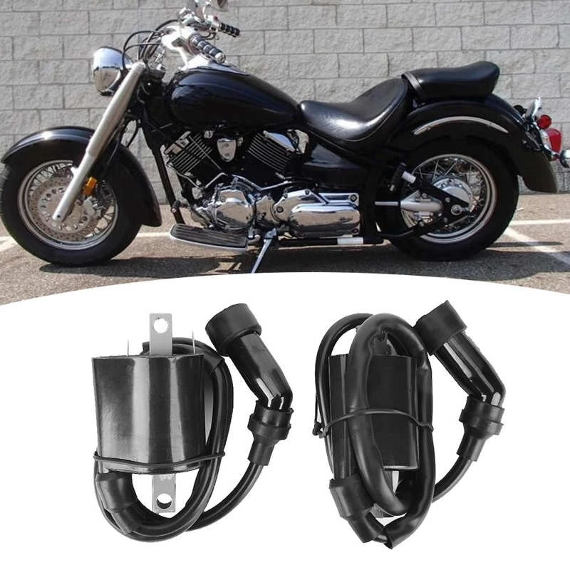 

2 шт., детали для Yamaha XVS1100 V-STAR 1999-2009, аксессуары для катушки зажигания 5EL-82320-00-00