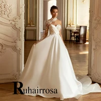 ruhair elegant wedding dresses for women asymmetrical design one shoulder appliques sweetheart custom made robe de mari%c3%a9e