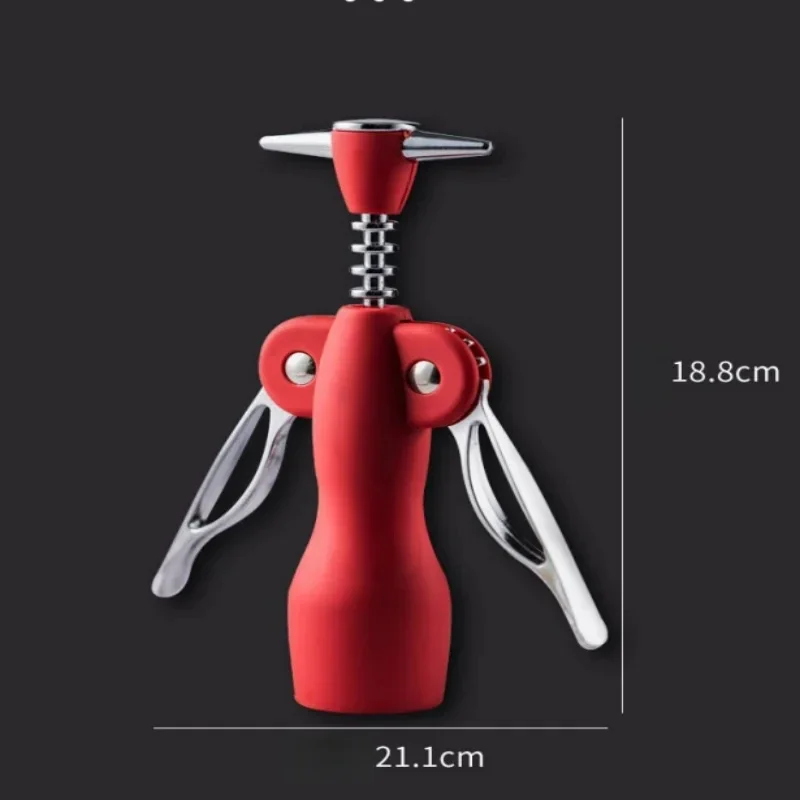 Разнообразие красного вина и штопор для шампанского домашний коммерческий