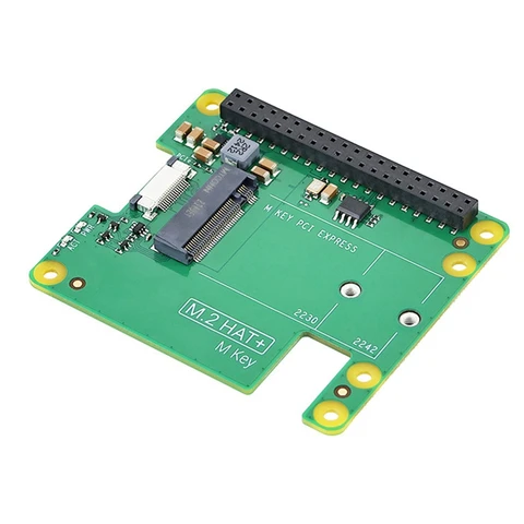 Для Raspberry Pi 5 M.2 HAT + Gen2 Gen3 NVME M.2 SSD 2230/2242 Размер M Ключ PCI Express GPIO Плата расширения