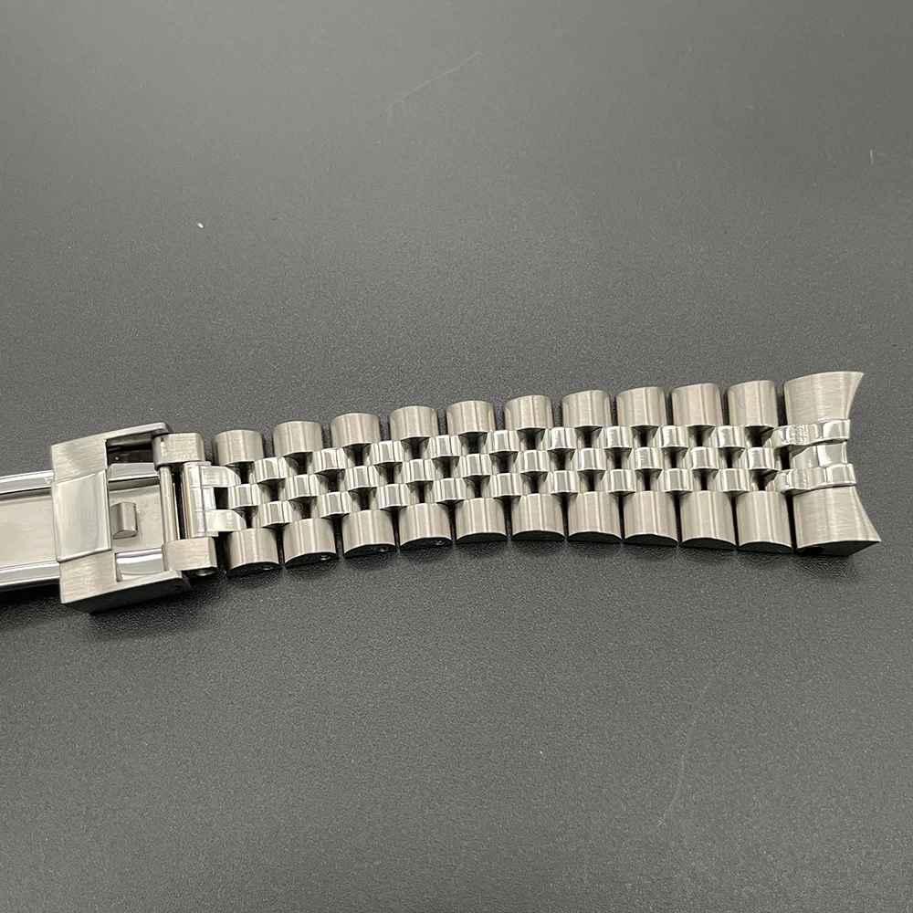 Nologo Stainless Steel Jubilee Watch Bracelet 20mm width Wrist Band for RLX Sub GMT Watch Mod Replacement