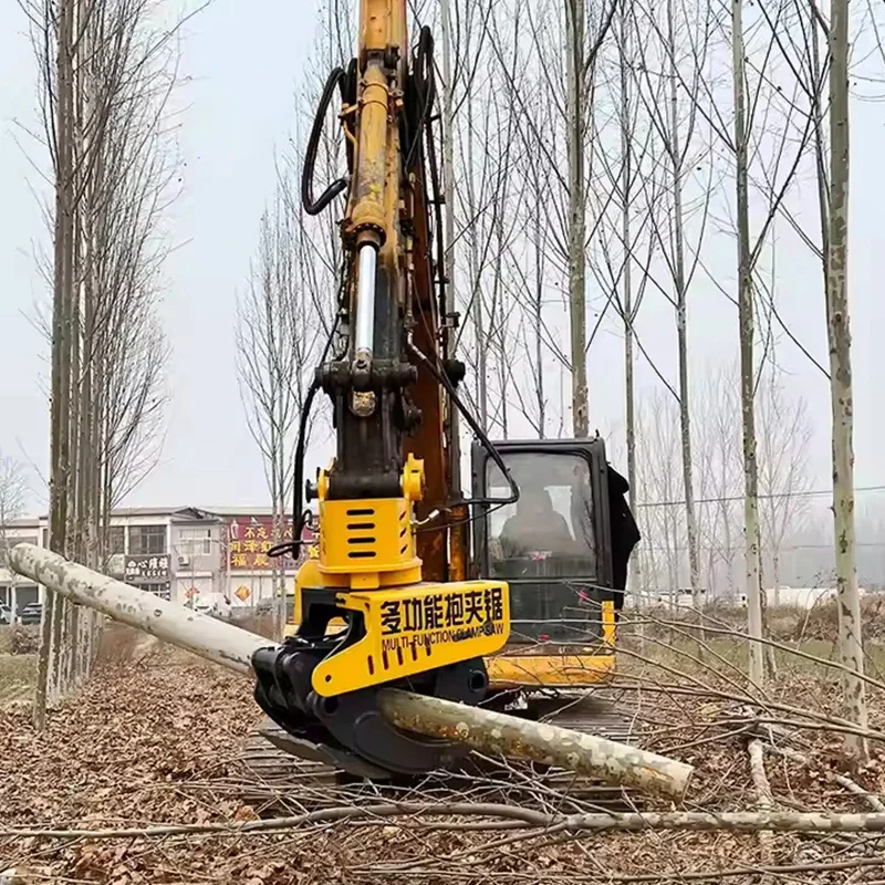 Экскаватор автоматическая лесозаготовительная машина для резки древесины