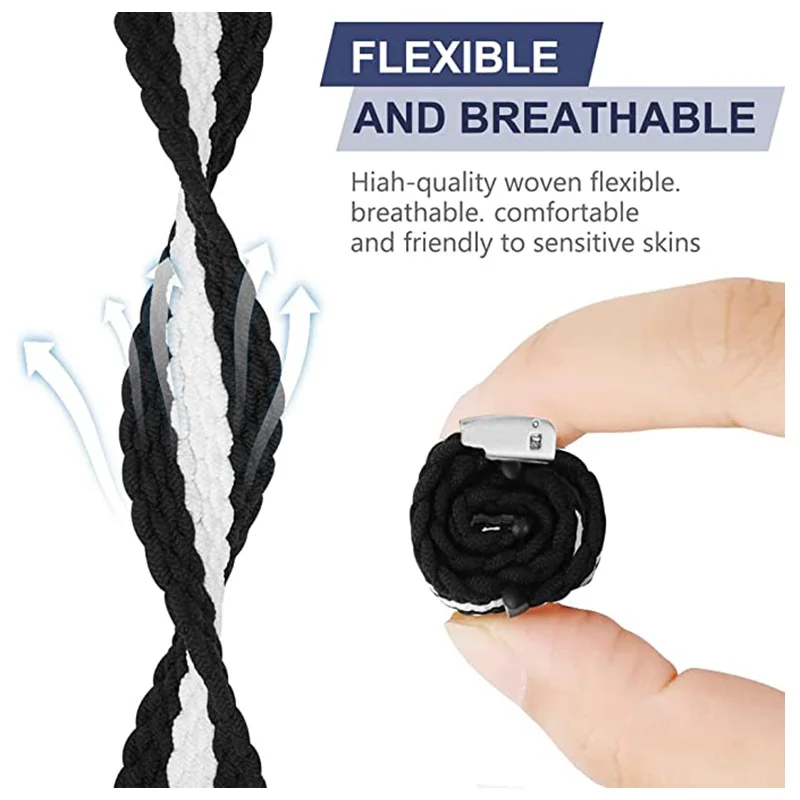 Braided Solo Loop Strap For Apple Watch Ultra band 49mm 44mm 40mm 42mm 6 SE 5 Nylon Elastic Bracelet iWatch Series 8 7 41mm 45mm
