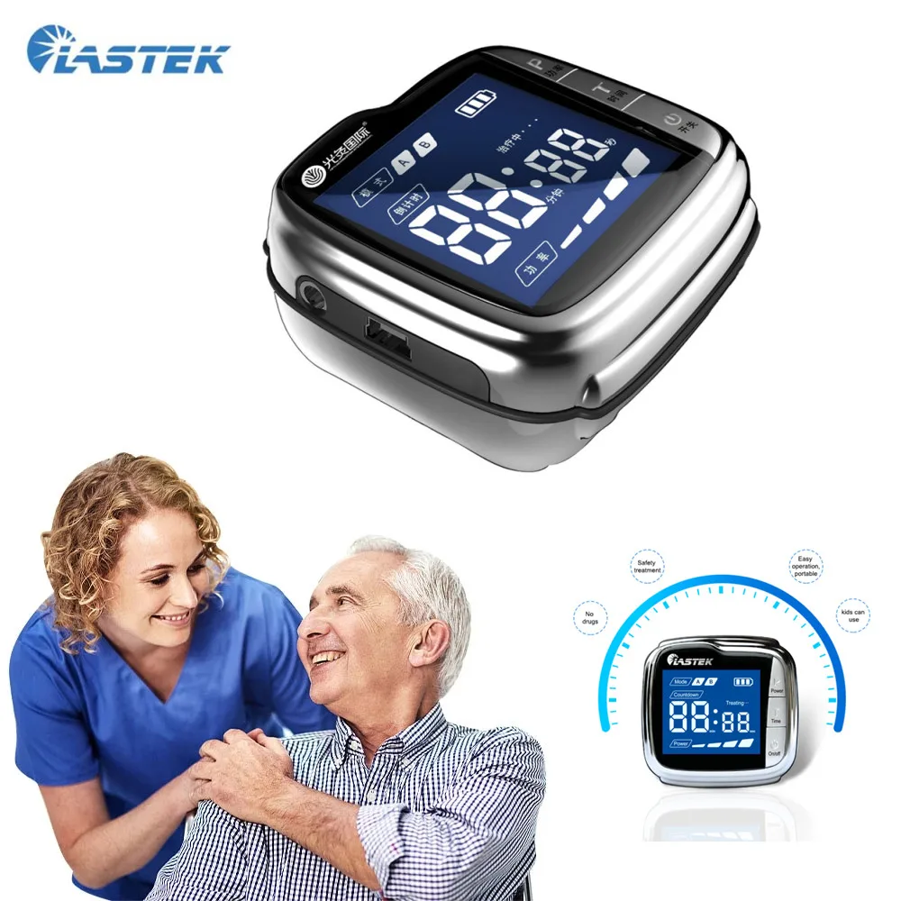 

Household Laser Physiotherapy Wrist Diode LLLT Laser Therapy Diabetic Wrist Watch for Diabetes Hypertension Sinusitis Treatment