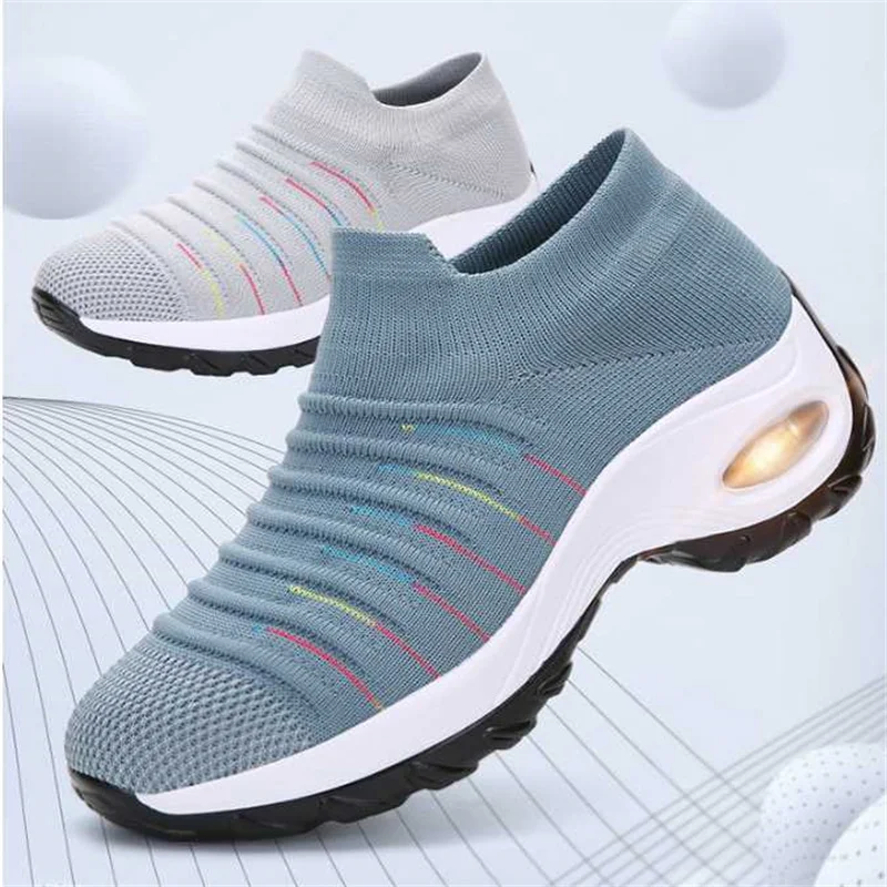 

New Women Sneaker Slip on Flat Casual Shoes Platform Sport Women's Shoes Outdoor Runing Ladies Vulcanized Shoes Zapatillas Mujer