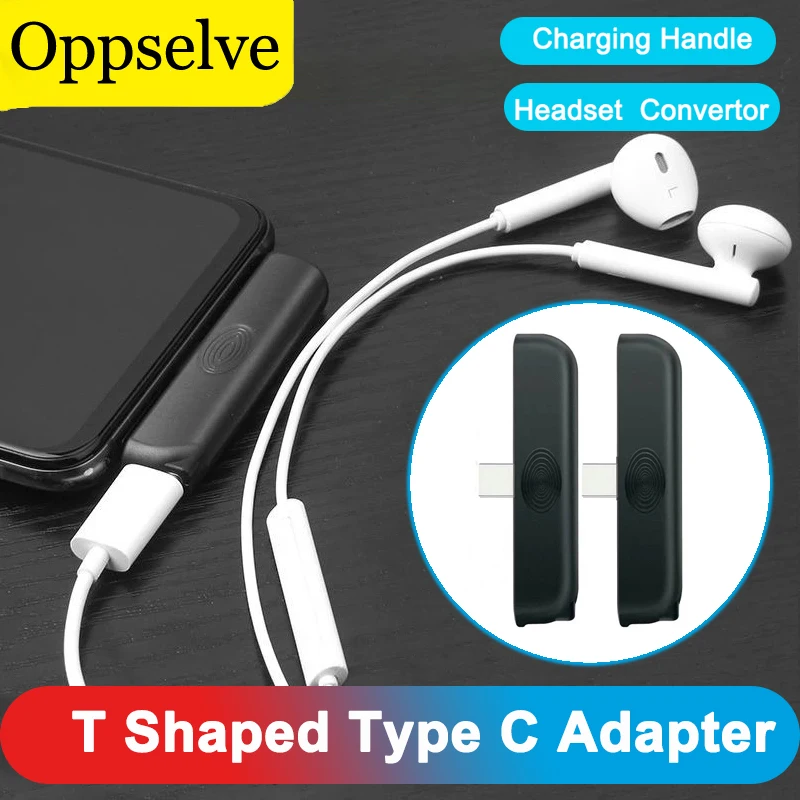 

For Huawei P50 Pro Type C Adapter Mobile Game Fast Charging Charger Data Cable Convertor For Xiaomi Redmi 11t Headset Connector