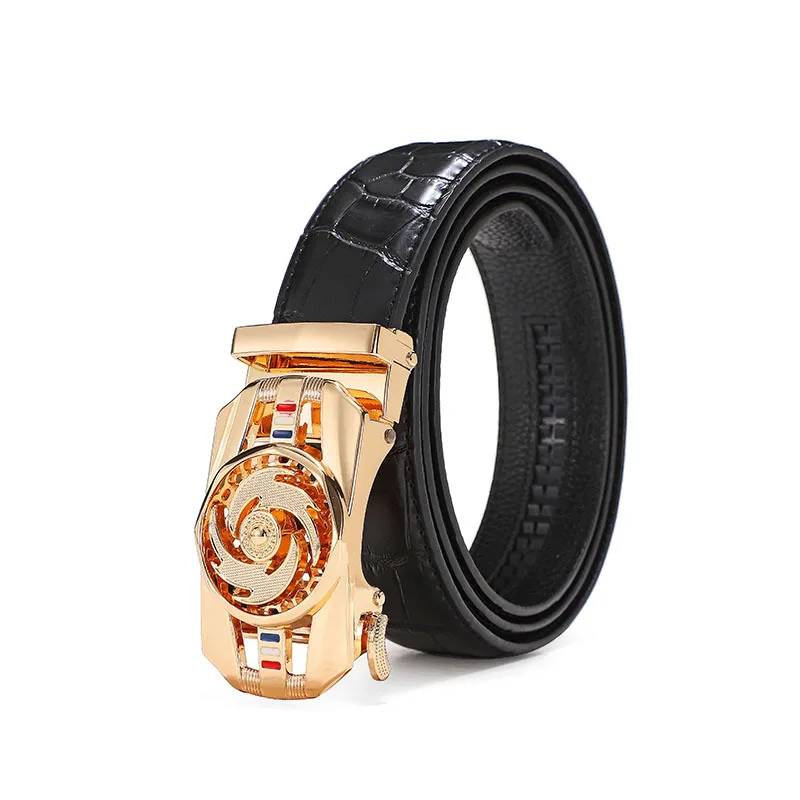 

Btlt for men genuine Leather automatic buckle waistband business luxury brand belt male high quality girdle boy jeans belts new