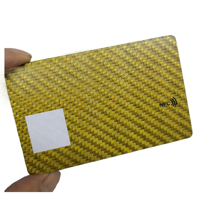 

Luxurious customized black smart nfc metal Carbon fiber business card