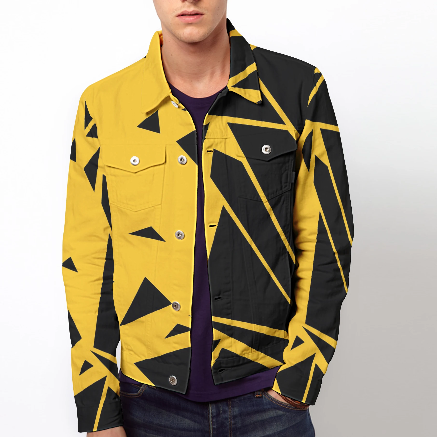 

2022 Denim Jacket Coat Male Korean Version Fashion Spring New Model broken hole Brand Loose Tooling Leisure Men Blazer Jackets