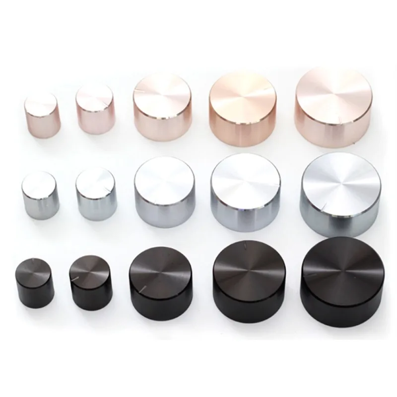 

Пластиковые алюминиевые ручки потенциометров