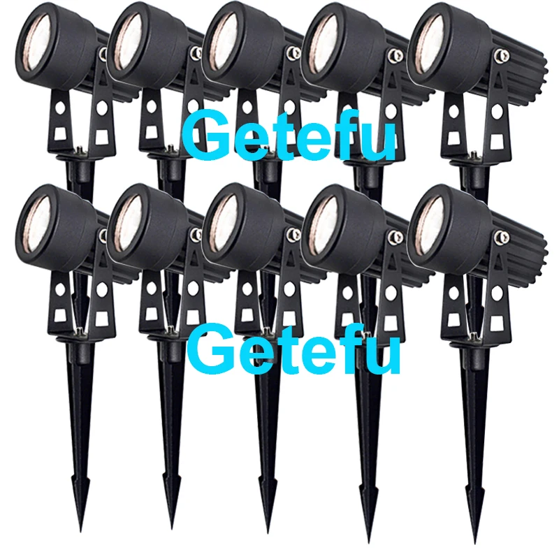 

10 шт. Getefu наружный светодиодный светильник для газона 3Вт/5Вт