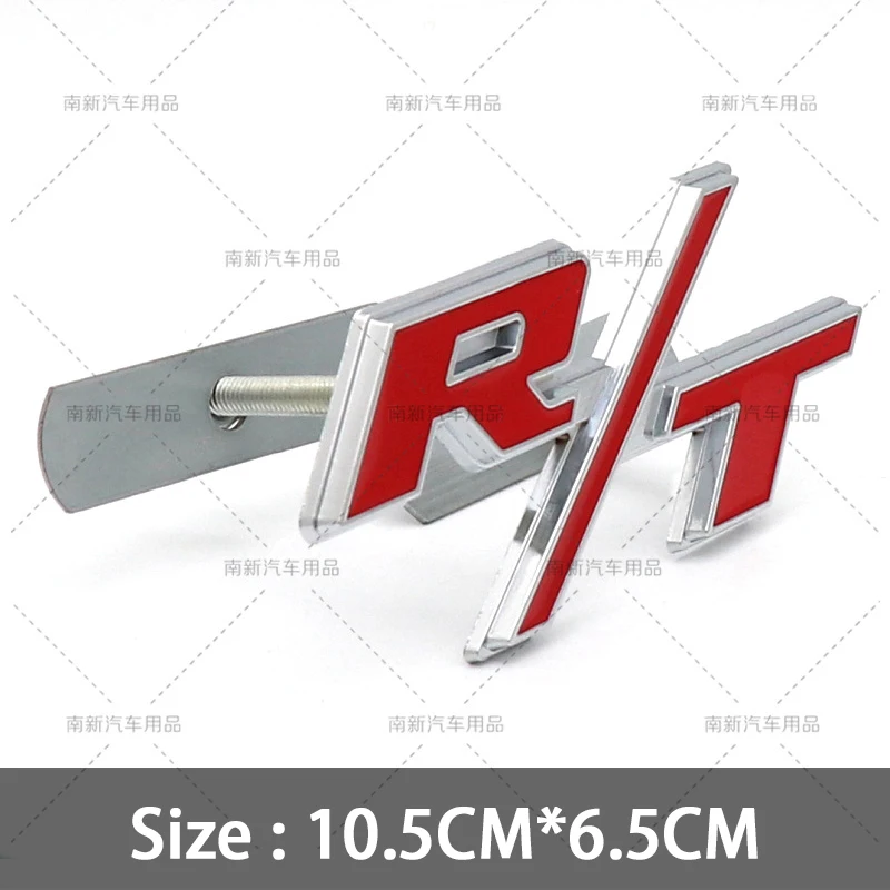 

1 шт. 3D металлический значок RT R/T, наклейки на гриль, эмблема на задний багажник, наклейка на кузов автомобиля, наклейки на переднюю решетку капота, аксессуары