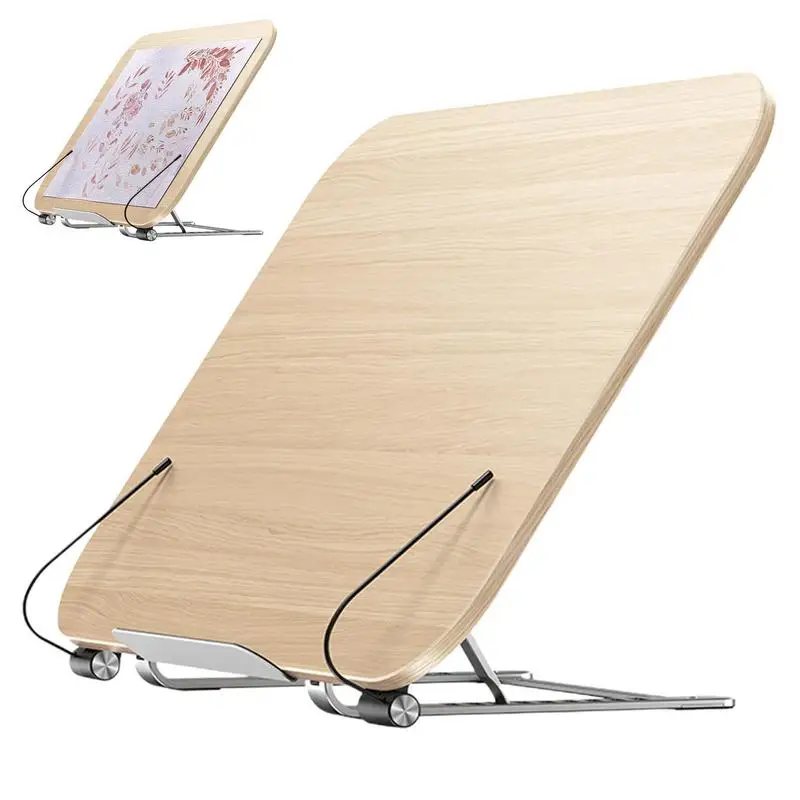 

Book Stand For Reading Easy To Adjust Lightweight Book Rest Hands Free Portable Book Reading Rack With Strong Bearing Capacity