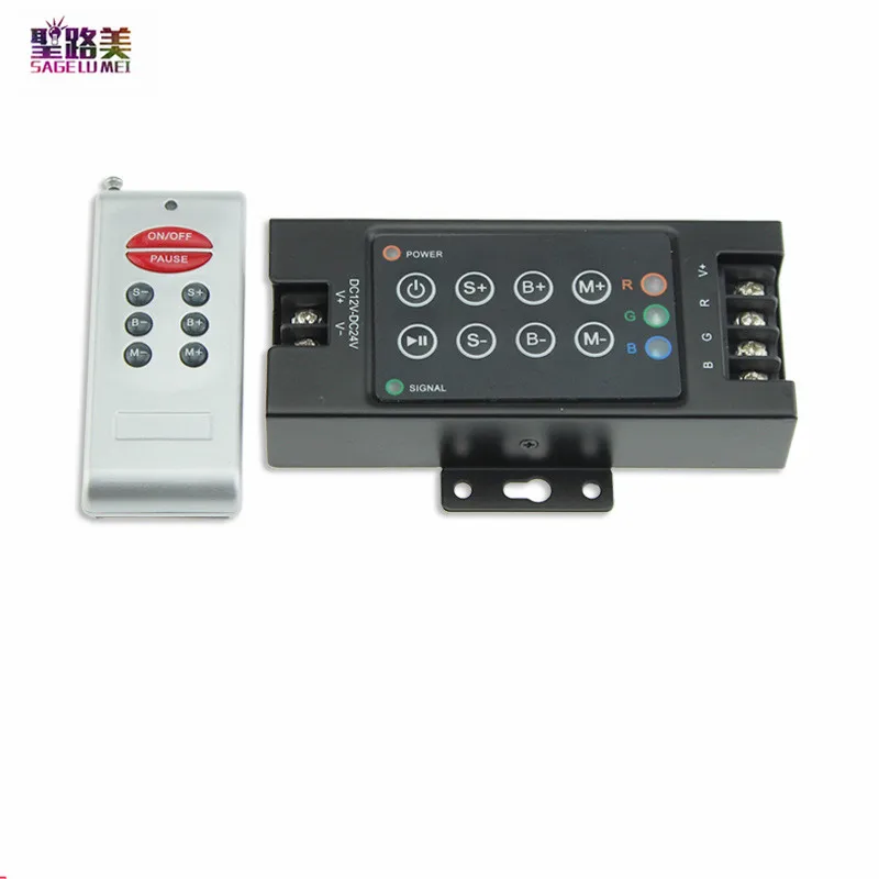 

1pcs DC12V-24V 8Key RF Wireless Remote RGB Controller 30A 360W LED Dimmer For SMD5050 2835 3528 LED Strip Lights Tape Ribbon