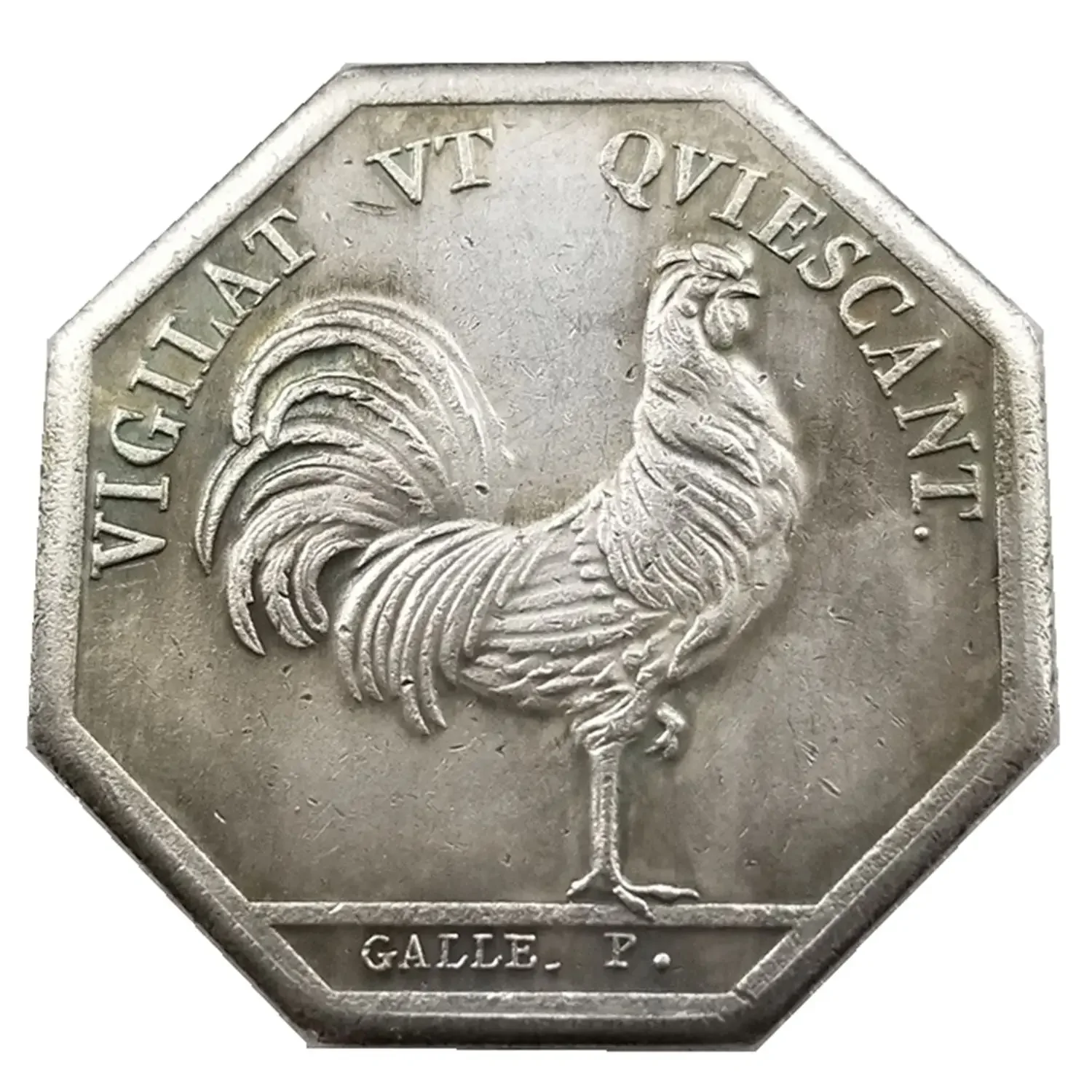 Французские реплики старых монет Louis XIII промышленные посеребренные