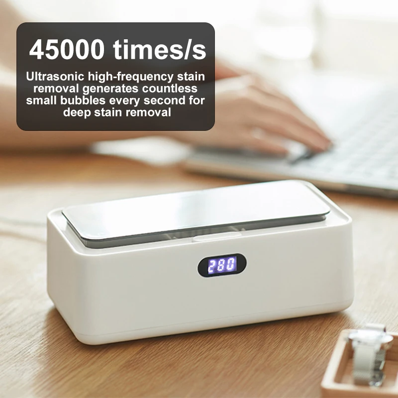 Olayks ультразвуковой очиститель портативный для очков ювелирных изделий зубных