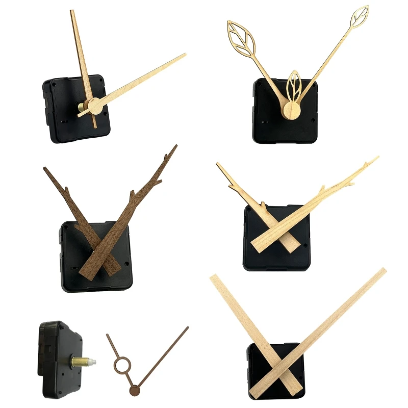 

Бытовые кварцевые часы, механизм для ремонта + стрелки для бесшумных настенных часов, запасные части