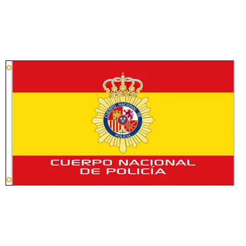 Флаг национальной полиции Испании 90x150 см