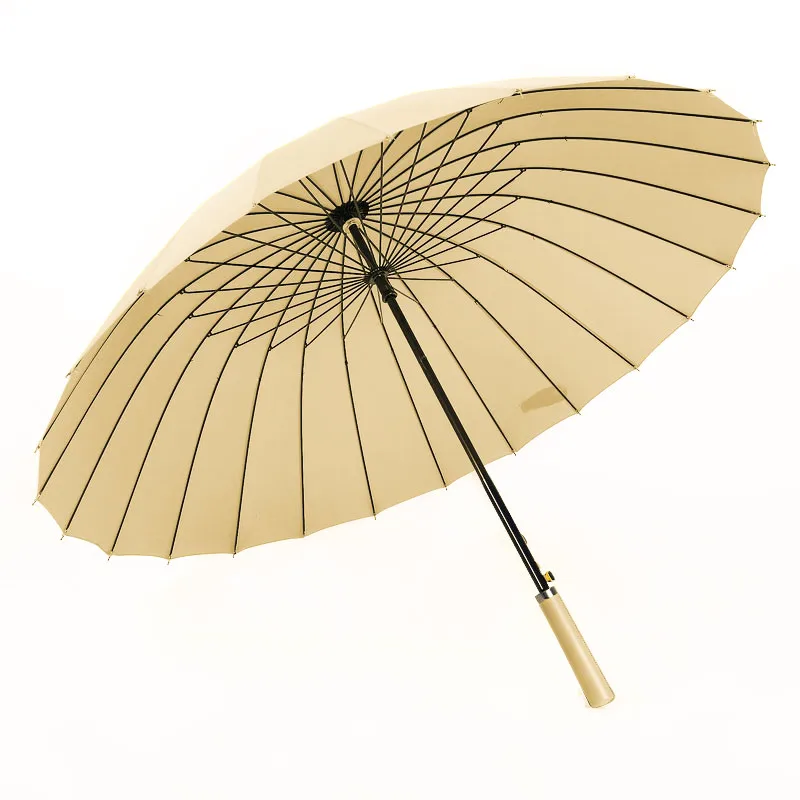 

Полуавтоматический зонт с длинной ручкой, качественный зонт для мужчин, ветрозащитный дизайнерский стиль для дождя и солнца, зонты LL50UM
