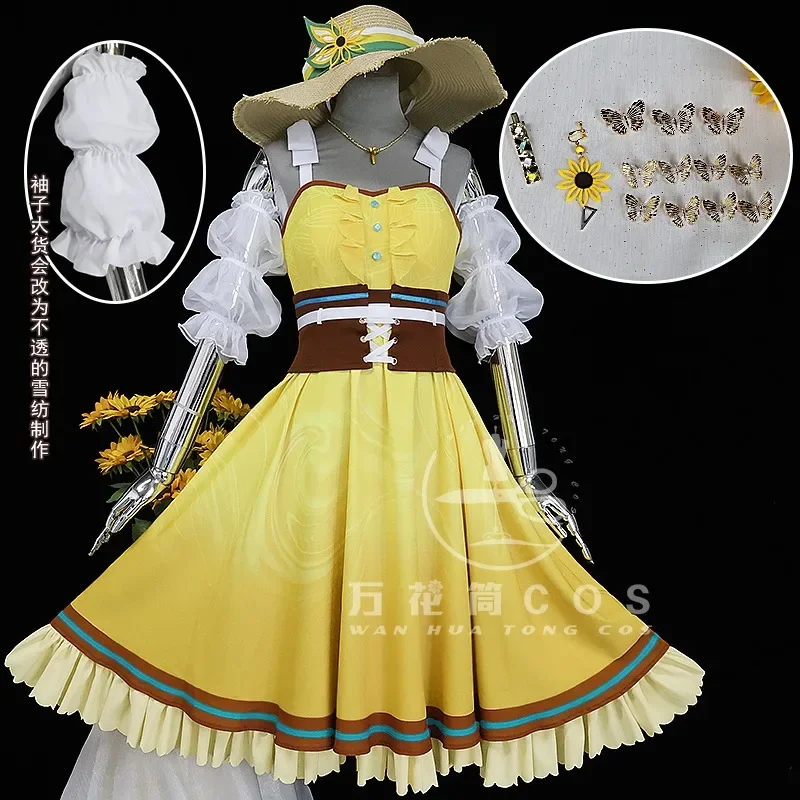 Shiraishi An Azusawa Kohane Косплей Костюм PJSk Платье Аниме Одежда Хэллоуин Униформа На Заказ