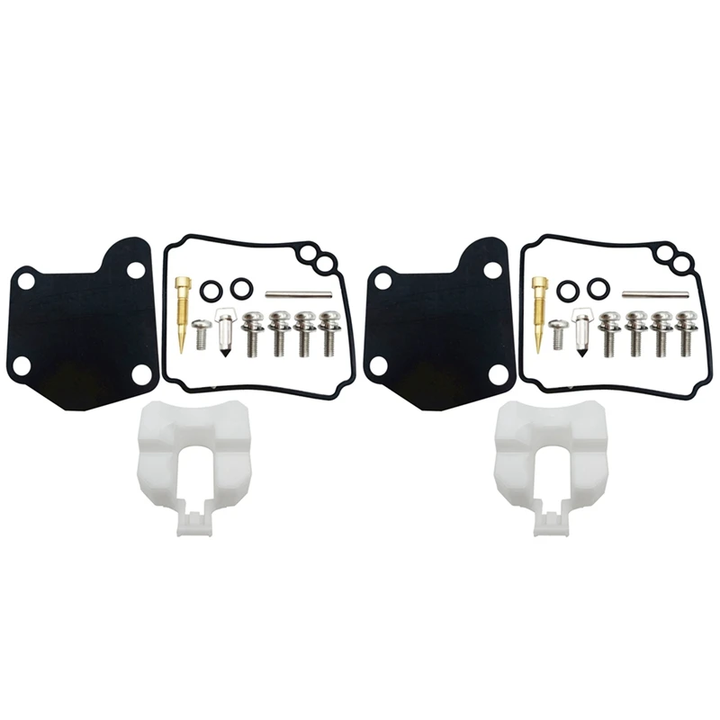 

2X 63V-W0093-00 Boat Motor Carburetor Repair Kit For Yamaha 2-Stroke 9.9HP 15HP Outboard Engine